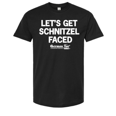 Schnitzel Faced Black Tee