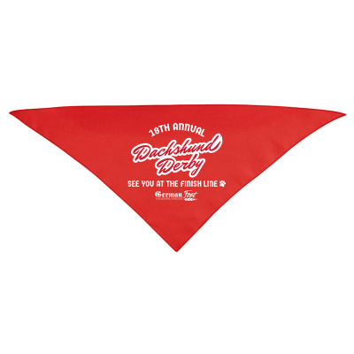 Dachshund Derby Dog Bandana